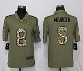Nike Titans 8 Marcus Mariota Olive Camo Salute To Service Limited Jersey,baseball caps,new era cap wholesale,wholesale hats